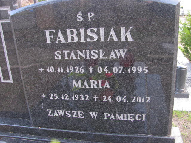 Maria Fabisiak 1932 Suchań - Grobonet - Wyszukiwarka osób pochowanych