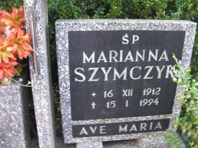 Marianna Szymczyk 1912 Suchań - Grobonet - Wyszukiwarka osób pochowanych