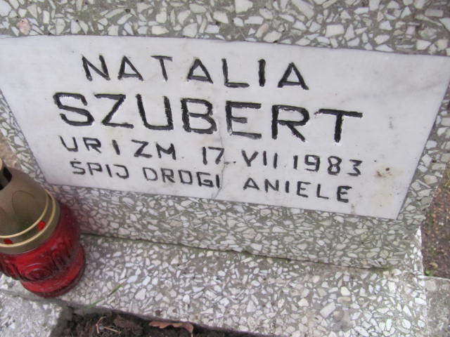 Natalia Szubert 1983 Suchań - Grobonet - Wyszukiwarka osób pochowanych