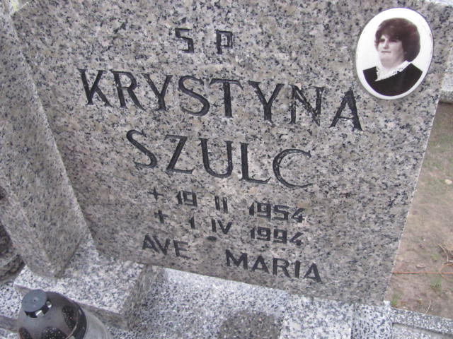 Krystyna Szulc 1954 Suchań - Grobonet - Wyszukiwarka osób pochowanych