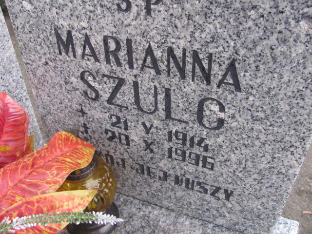 Marianna Szulc 1914 Suchań - Grobonet - Wyszukiwarka osób pochowanych