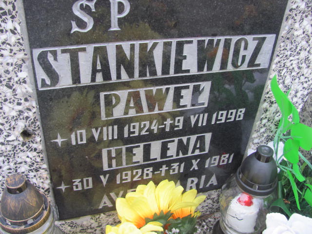 Paweł Stankiewicz 1924 Suchań - Grobonet - Wyszukiwarka osób pochowanych