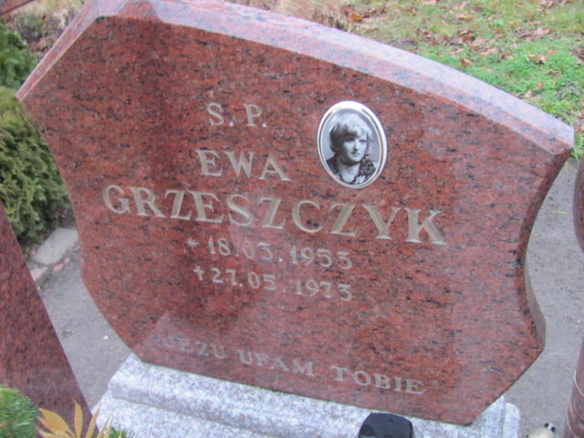 Ewa Grzeszczyk 1953 Suchań - Grobonet - Wyszukiwarka osób pochowanych