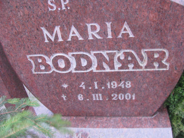 Maria Bodnar 1948 Suchań - Grobonet - Wyszukiwarka osób pochowanych