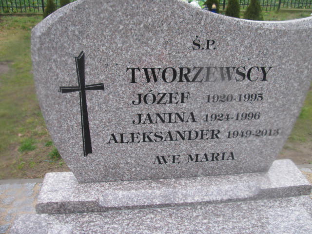 Aleksander Tworzewski 1949 Suchań - Grobonet - Wyszukiwarka osób pochowanych