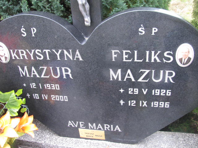 Krystyna Maria Mazur 1930 Suchań - Grobonet - Wyszukiwarka osób pochowanych