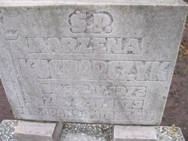 Marzena Kucharczyk 1973 Suchań - Grobonet - Wyszukiwarka osób pochowanych