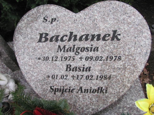 Małgorzata Bachanek 1975 Suchań - Grobonet - Wyszukiwarka osób pochowanych