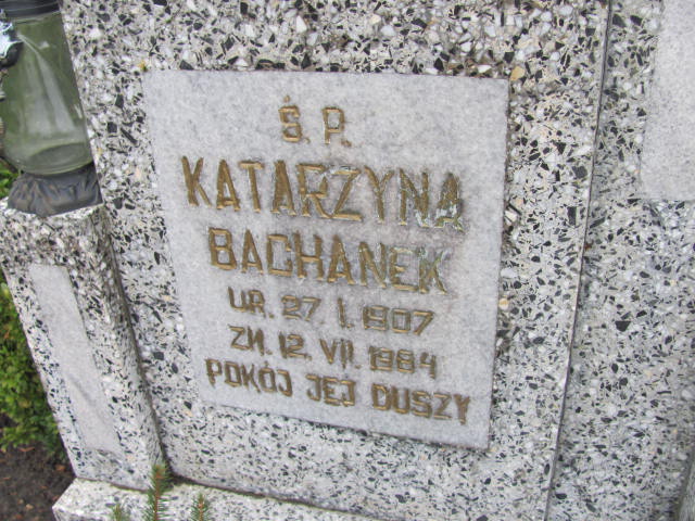 Katarzyna Bachanek 1907 Suchań - Grobonet - Wyszukiwarka osób pochowanych